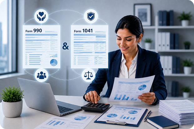 form 990 $ 1041 1